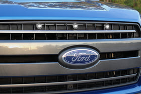 Buy white Starkey Ford F-150 Raptor Style Grille Light Kit - Fits XL, XLT, Lariat (2018-2020)
