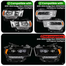 Dodge Ram 2500/3500 Dynamic Headlight Adapter for Halogen & LED Reflector (2019-2024)-2