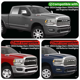 Dodge Ram 2500/3500 Dynamic Headlight Adapter for LED Projector Headlights (2019-2024) - 0