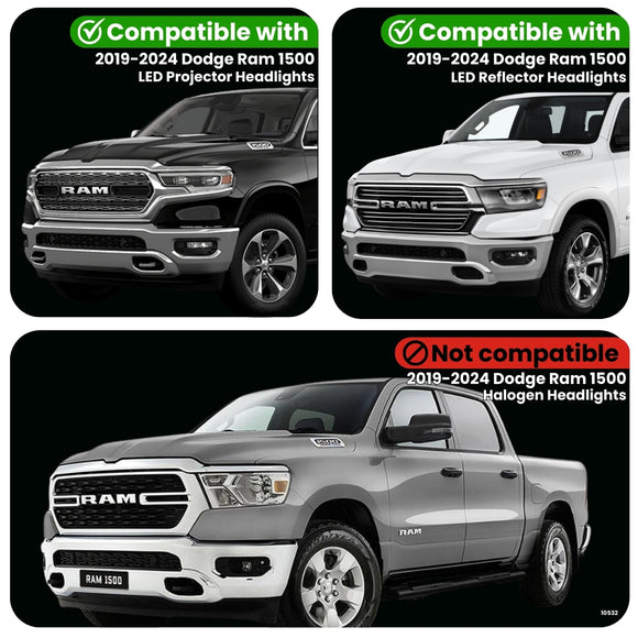 Dodge Ram 1500 DRL Adapter for LED Headlights (2019-2024)