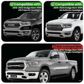 Dodge Ram 1500 Dynamic Headlight Adapter for LED Headlights (2019-2024) - 0