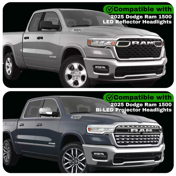 Dodge Ram 1500 Parking Lights Adapter for LED Reflector Headlights (2025)