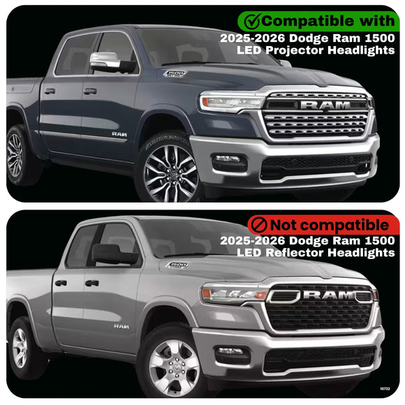 Dodge Ram 1500 DRL Adapter for LED Projector Headlights (2025-2026)