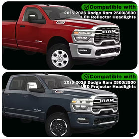 Dodge Ram 2500 & 3500 DRL Adapter for LED Headlights (2025-2026) - 0