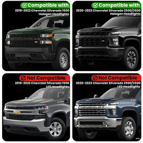 Chevrolet Silverado 1500-2500-3500 Parking Light Adapter For Halogen Headlights (2019-2023) - 0