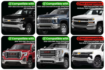 Chevrolet / GMC 1500-2500-3500 DRL Adapter for LED Headlights (2019-2023) - 0