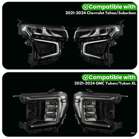 Chevrolet / GMC Tahoe, Suburban, Yukon, Yukon XL DRL Adapter for LED Headlights (2021-2024) - 0