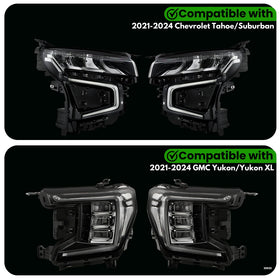 Chevrolet / GMC Tahoe, Suburban, Yukon, Yukon XL DRL Adapter for LED Headlights (2021-2024) - 0