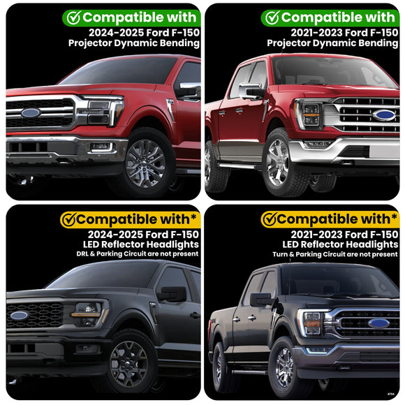 Ford F-150 Dynamic LED Headlight Adapter (2021-2025)