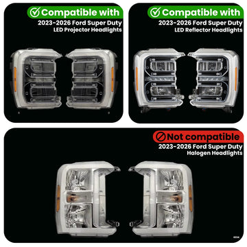Super Duty Dynamic LED Headlight Adapter (2023-2026) - 0