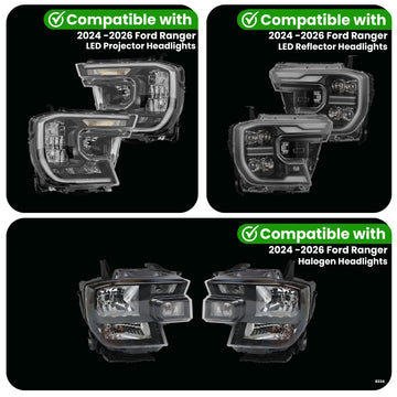 Ford Ranger Dynamic Headlight Adapter (2024-2026) - 0