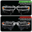 Dodge Ram 1500 DRL Adapter for LED Projector Headlights (2025-2026)-2