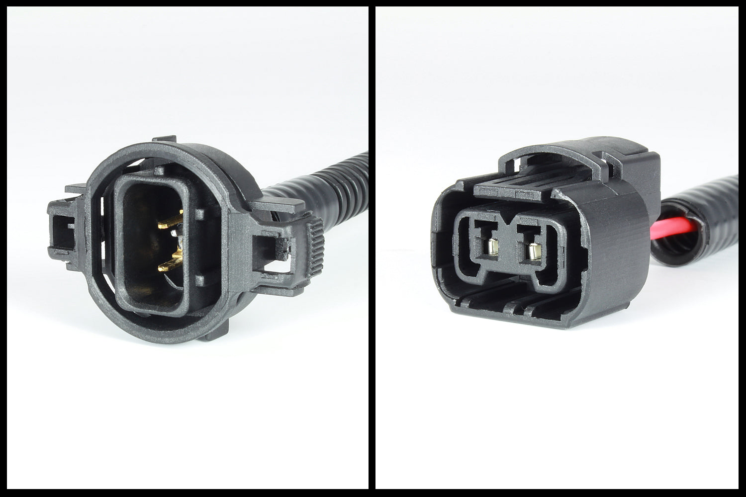 Wiring Extension Fog Light Adapters - H16 Set - Fits 5202, 2504, 9009, PSX24W
