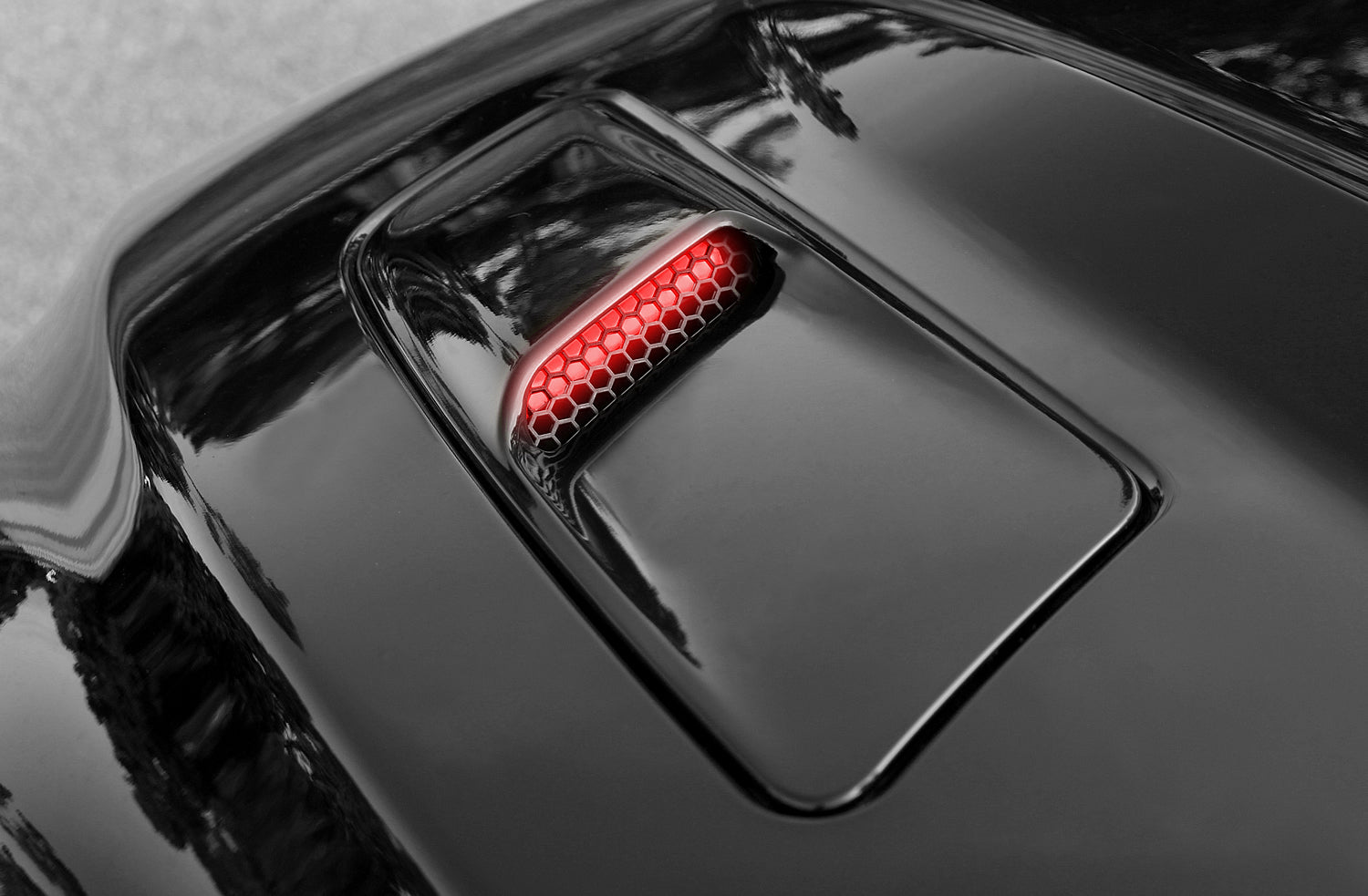 Buy red Ford Mustang Hood Mounted Turn Signal Lighting Kit - Fits GT (2015-2017)