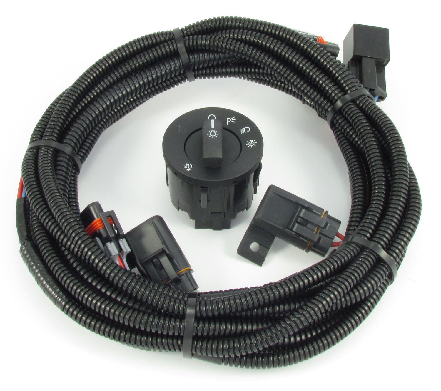 Ford Mustang Fog Light Wiring & Switch Kit - Fits V6 and BOSS 302 (2010-2012)