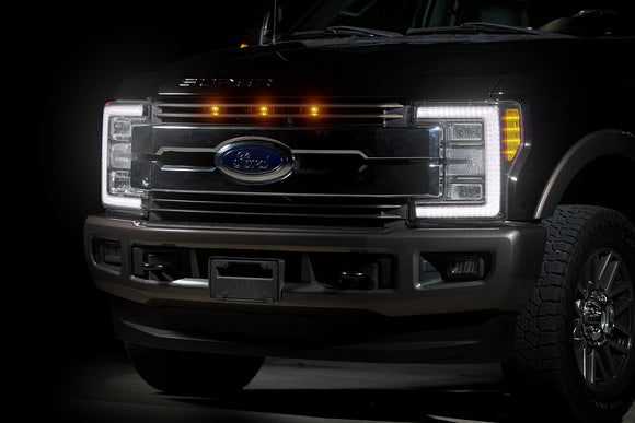 Ford Super Duty Raptor Style Grille Lights Kit (2017-2019)