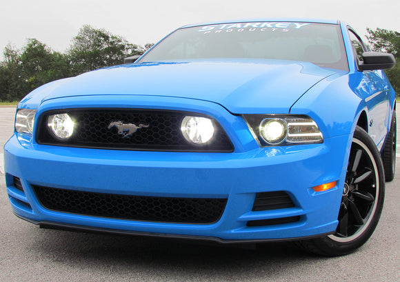 Mustang GT-Style Fog Light Conversion Kit - Fits V6 and GT/CS (2013-2014)