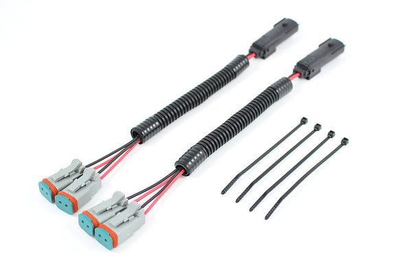 Silverado / Sierra 1500 Fog Light Wiring Adapters LED to Deutsch Dual Output - Set (2017-2019)
