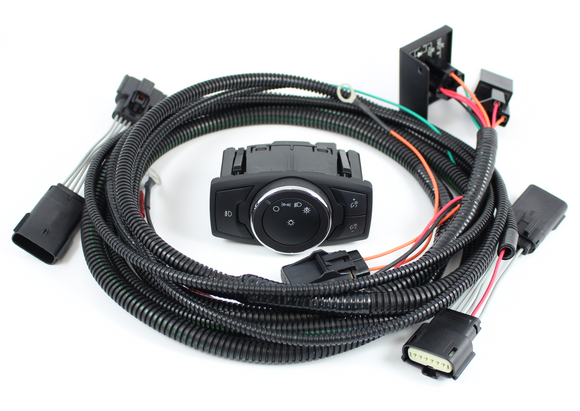 Ford Mustang OEM-Style Fog Light Wiring & Switch Kit – Fits Ecoboost (2018-2023)