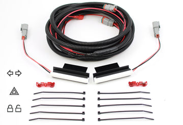 Ford Mustang Hood Mounted Turn Signal Lighting Kit - Fits All (2005-2014) - 0