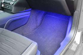 Buy blue Ford Mustang Footwell Lighting Kit - Fits all trims (2015-2025)