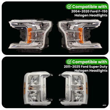 F-Series Parking & Turn Signal Adapter for Halogen Headlights (2004-2026) - 0