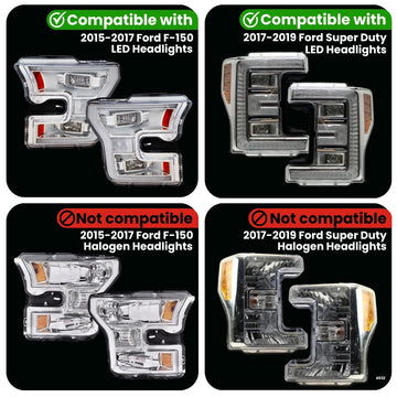 Ford F-Series Parking Lights Adapter for LED Headlights (2015-2019) - 0