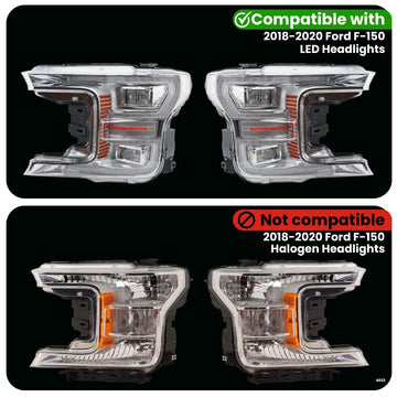 Ford F-150 Parking Lights Adapter for LED Headlights (2018-2020) - 0