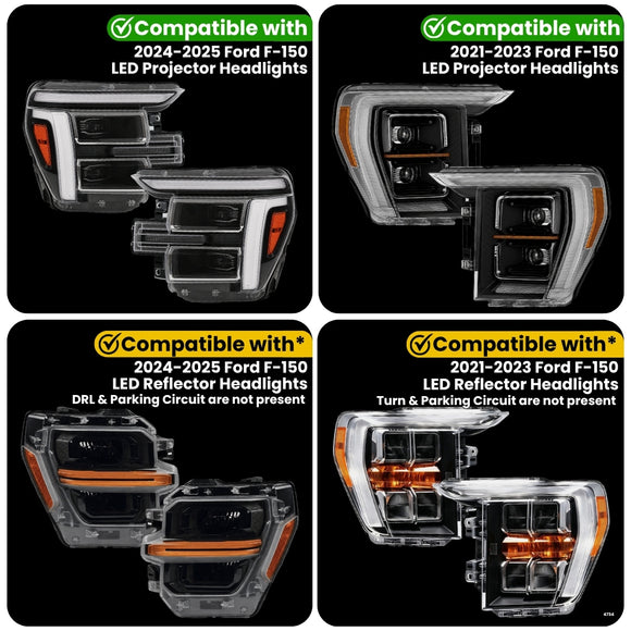 Ford F-150 Dynamic LED Headlight Adapter (2021-2025)
