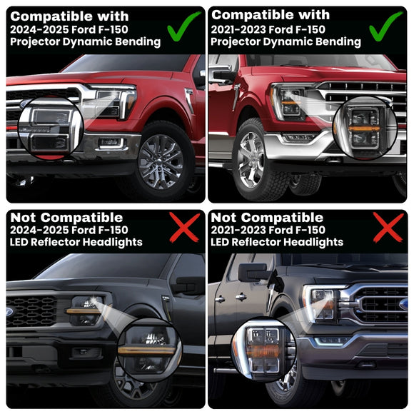 Ford F-150 Parking Lights Adapter for LED Headlights (2021-2025)