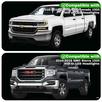 Chevrolet / GMC Silverado & Sierra 1500 Parking Light Adapter for HID/LED Headlights (2016-2019) - 0