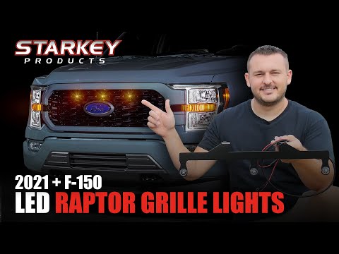 Ford F-150 Raptor Style Grille Light Kit  - Fits STX (2021-2023)-3